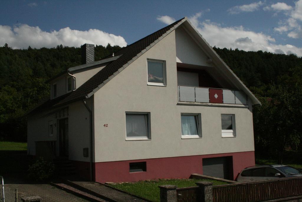 Ferienwohnung Haus Rosa Nüdlingen Oda fotoğraf